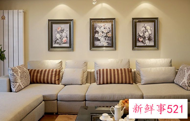 客厅沙发后面挂什么画比较好