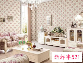客厅墙纸选择