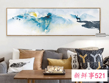 沙发背景墙上挂画禁忌