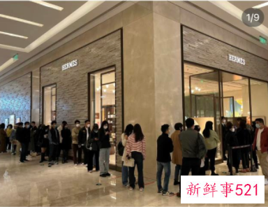 爱马仕落户河南郑州，市民疯狂排队四个时