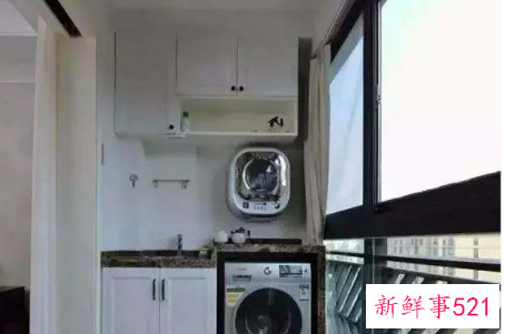 洗衣机摆放在哪里最合适