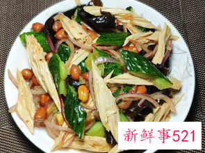 青瓜腐竹凉拌怎么做好吃