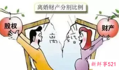 再婚家庭又离婚财产分割