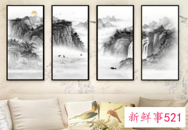 沙发背景画挂什么寓意好