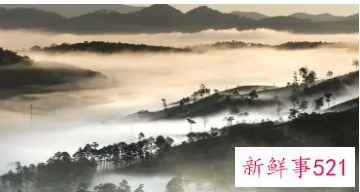 女人梦见家乡仙境般的美景