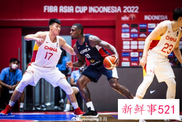 中国男篮亚洲杯首秀不敌韩国队