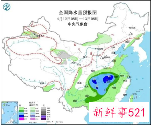 我国东部多地受较强冷空气影响将有较强降水