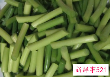 蒜苔西葫芦炒肉的做法