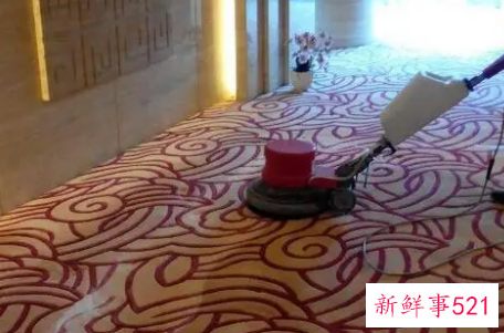 酒店地毯养护清洗四大步骤