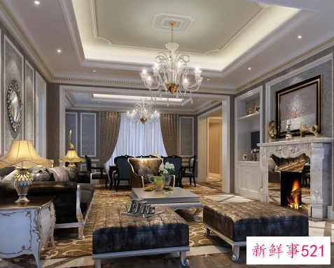 客厅连阳台怎样装窗帘呢