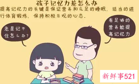 十岁小孩记忆力差怎么办