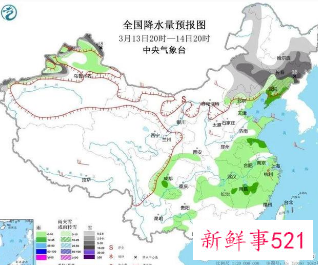 东北暴雪蓝色预警， 南方继续冲击30℃