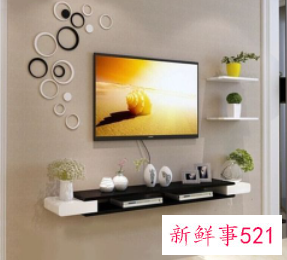 电视柜背板挂电视