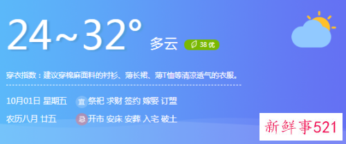 国庆天气一般多少度