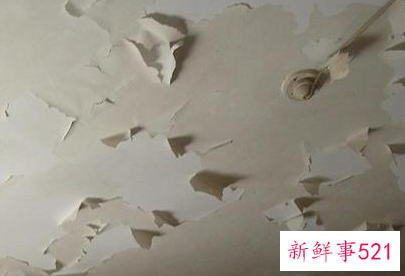 天花板漏水掉墙皮怎么处理
