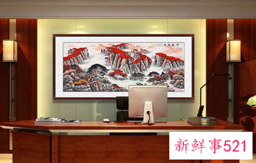 办公室地图怎么挂合适