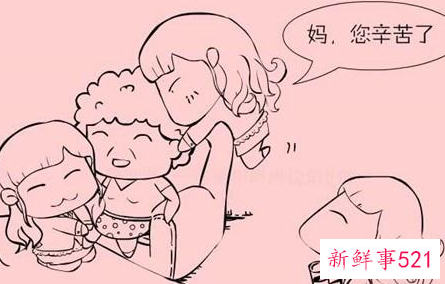 母亲节送给妈妈的画画