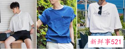 瘦的男生穿什么短袖