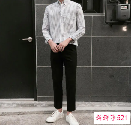 瘦的男生穿什么短袖