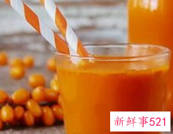 沙棘原浆的功效与作用适合人群