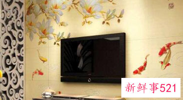 电视背景墙贴什么图案寓意好