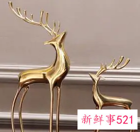 鹿摆件及摆放位置办公室