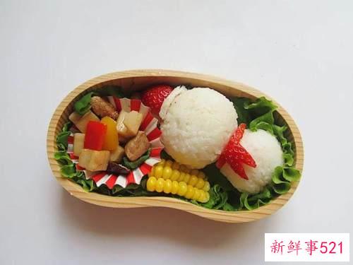 圣诞雪娃娃便当怎么做？
