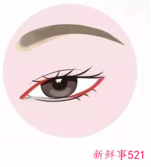 单眼皮的所有眼型图