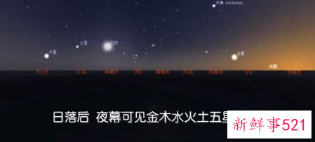 明晚惊现五星连珠奇观！