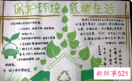 小学环保手抄报图片大全