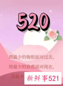 520表白日广告语