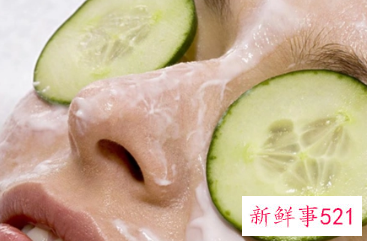 自制黄瓜补水面膜