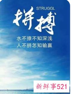 奋斗励志语正能量