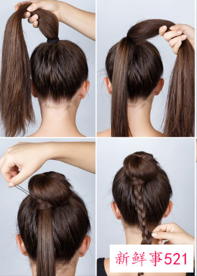 适合圆脸的编发无刘海怎么编