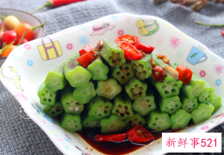 秋葵的凉拌方法