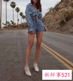 牛仔短裤配什么鞋图片