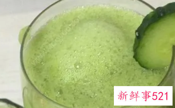 自己打的黄瓜汁可以敷脸吗