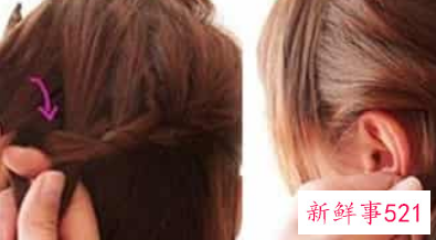 适合圆脸的编发无刘海怎么编