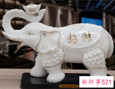 小象摆件的寓意是什么