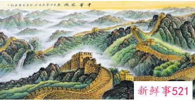 客厅西墙挂万里长城好吗