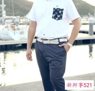 大肚子男生穿衣搭配