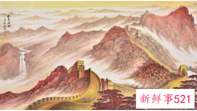 客厅西墙挂万里长城好吗