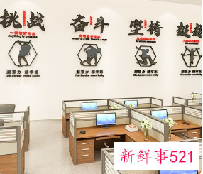 办公室文化墙标语