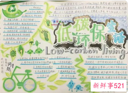 小学环保手抄报图片大全