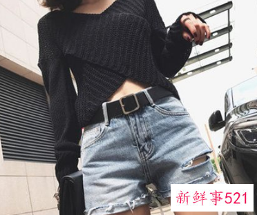 牛仔短裤配什么鞋图片