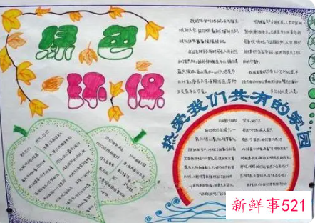 小学环保手抄报图片大全