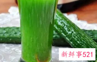 自己打的黄瓜汁可以敷脸吗