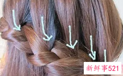 适合圆脸的编发无刘海怎么编