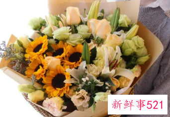 女朋友送花祝福语简短