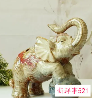 小象摆件的寓意是什么